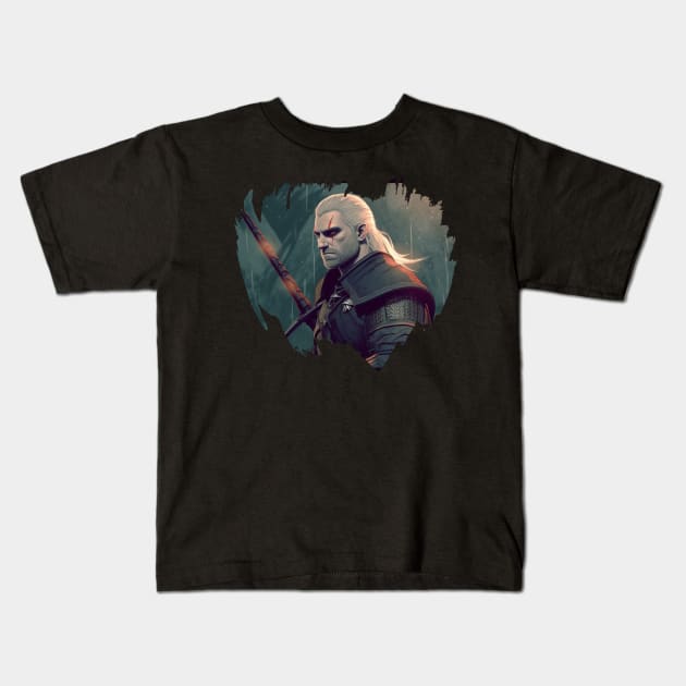 The witcher season 3 Kids T-Shirt by Pixy Official